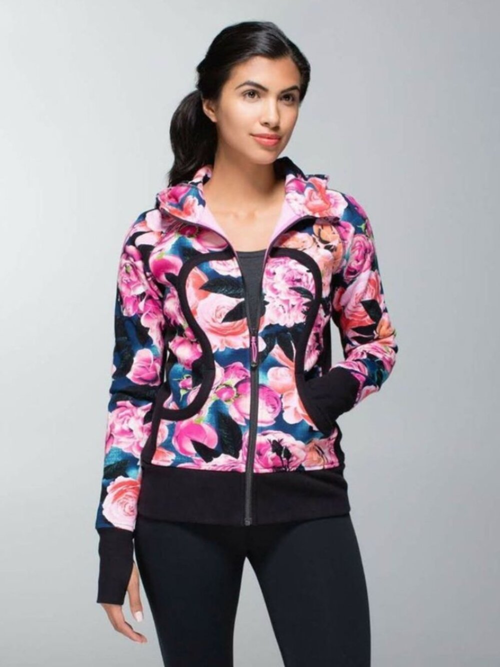 Lululemon Scuba Hoodie Secret Garden Vintage Pink Size 6